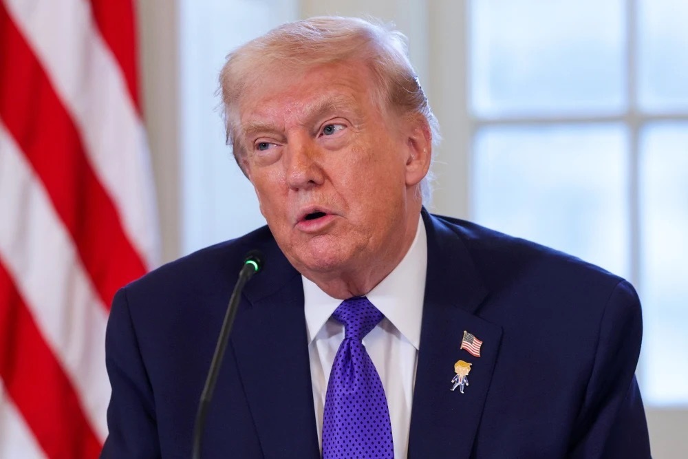 △美国总统特朗普（资料图）