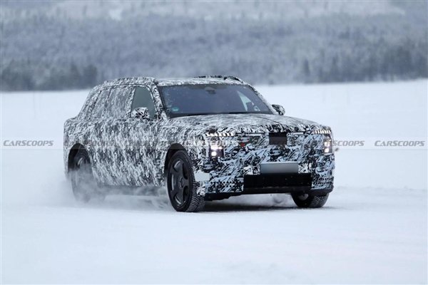 纯电版库里南来了！劳斯莱斯全新SUV谍照曝光