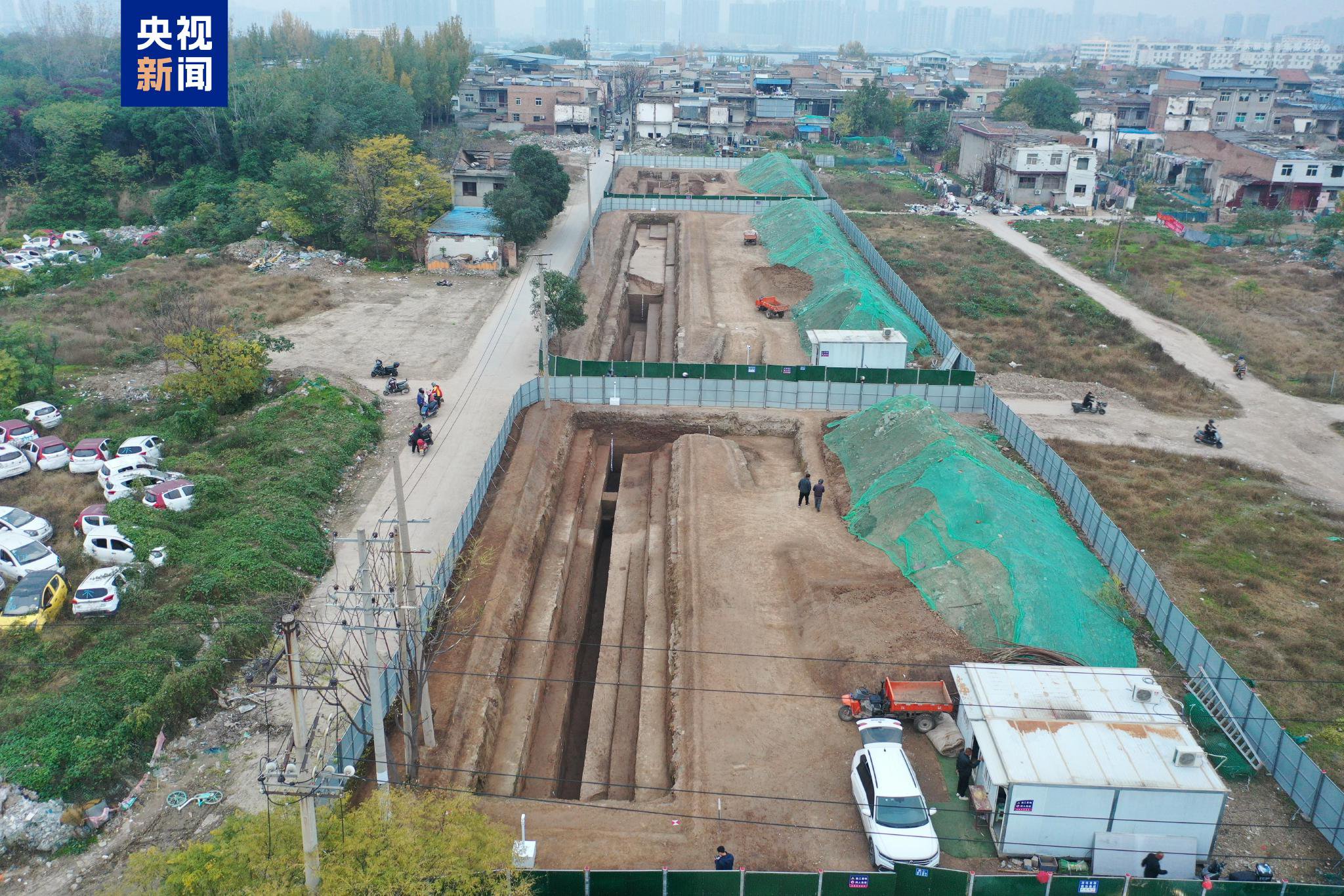 △阿房宫前殿2025年考古发掘区