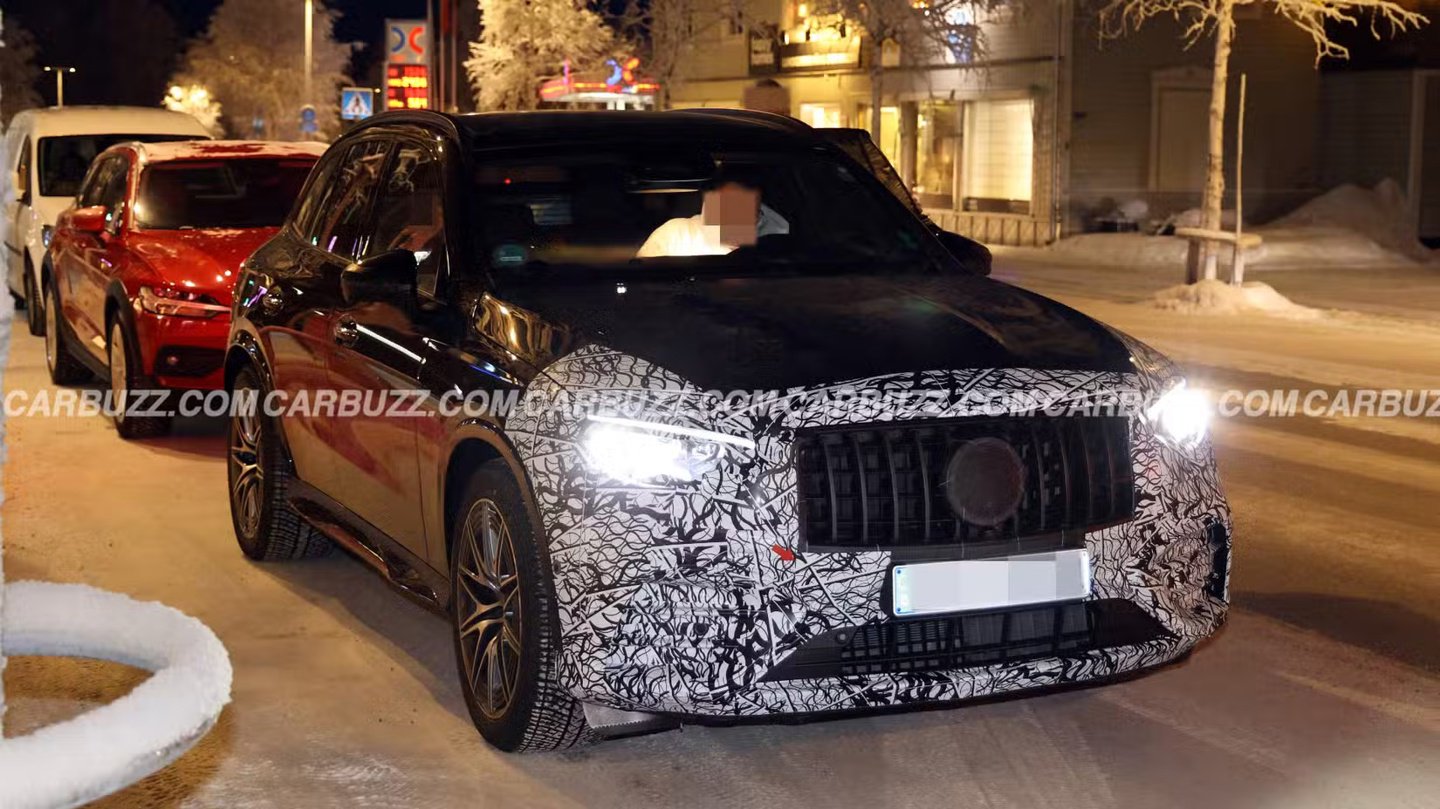 奔驰 AMG GLC 53 SUV 路测图曝光