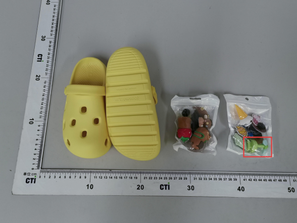 图3 朴西样品重金属铅超标部位示意图