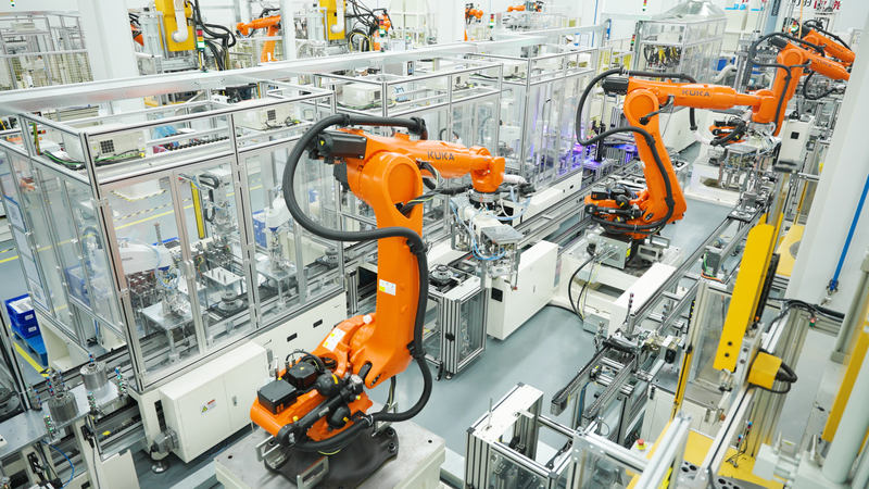 台州信质集团智能生产线。