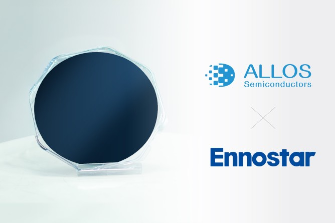 ALLOS半导体公司与晶元光电宣布就200毫米硅基氮化镓外延片达成战略合作。图片来源：ALLOS半导体公司