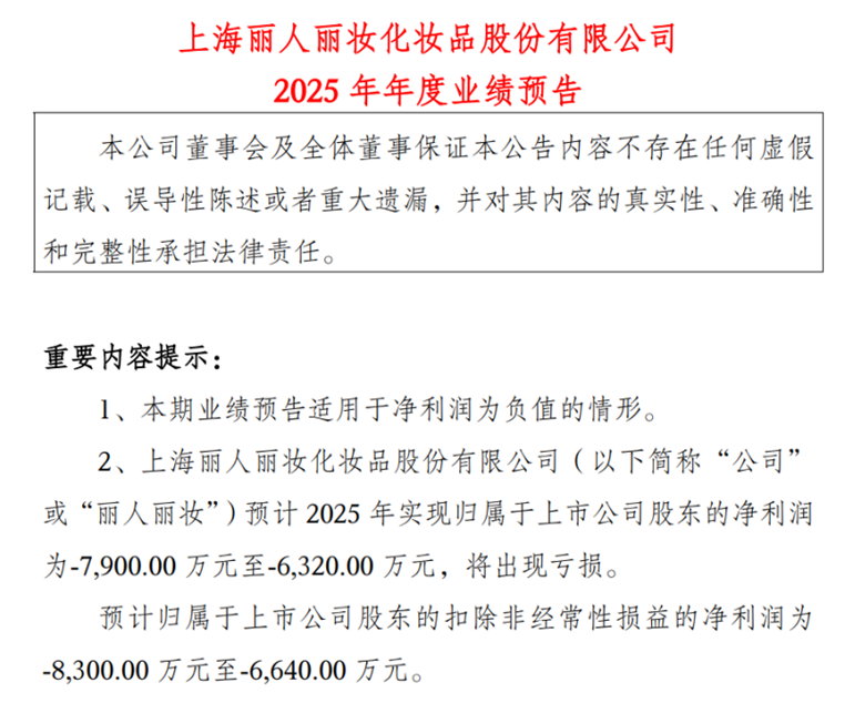 图片来源：丽人丽妆官网公告