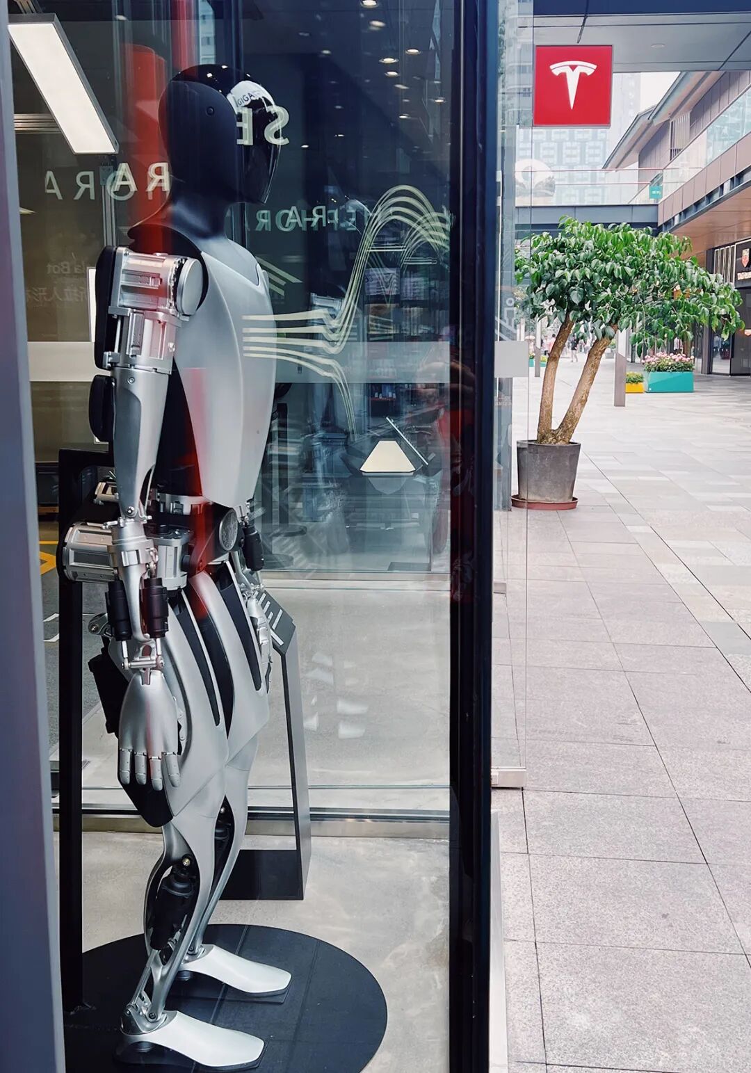 特斯拉人形机器人（图片来源：每日经济新闻 曲恺艺 摄）