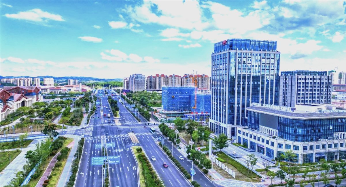 贵阳大数据科创城一角俯瞰