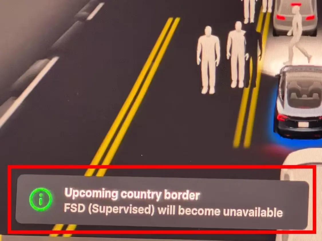 即将登陆欧洲市场？特斯拉FSD可识别国家边境并暂时停用