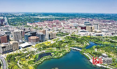 雄安新区容东片区。（资料片）河北日报记者 刘光昱摄