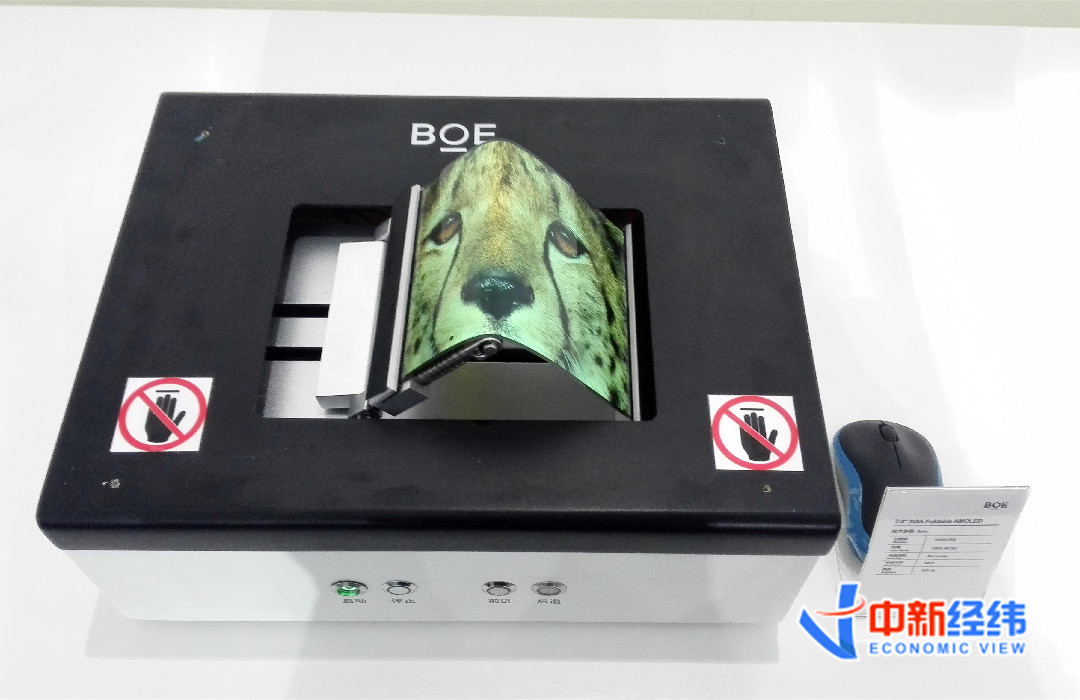 京东方柔性AMOLED显示屏 受访者供图