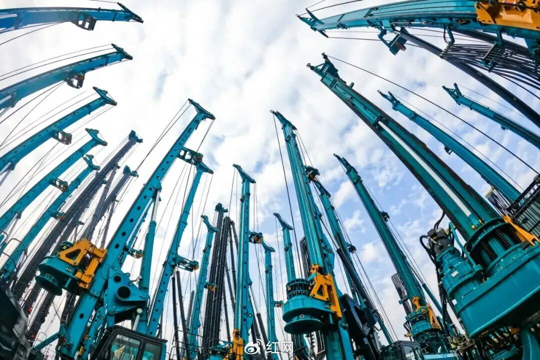 长沙工程机械产业产品展示。（梁山/摄）​