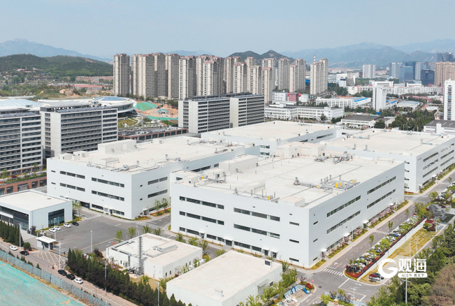 俯瞰青岛市虚拟现实产业园。 邢志峰 摄