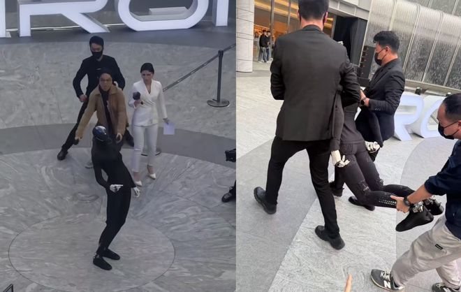 反向出圈！小鹏IRON深圳首秀摔倒，网友们却意外包容