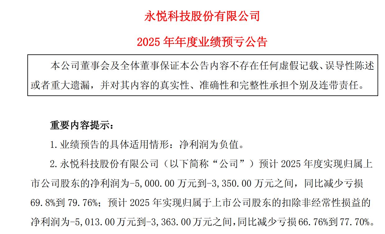 图片来源：永悦科技公告