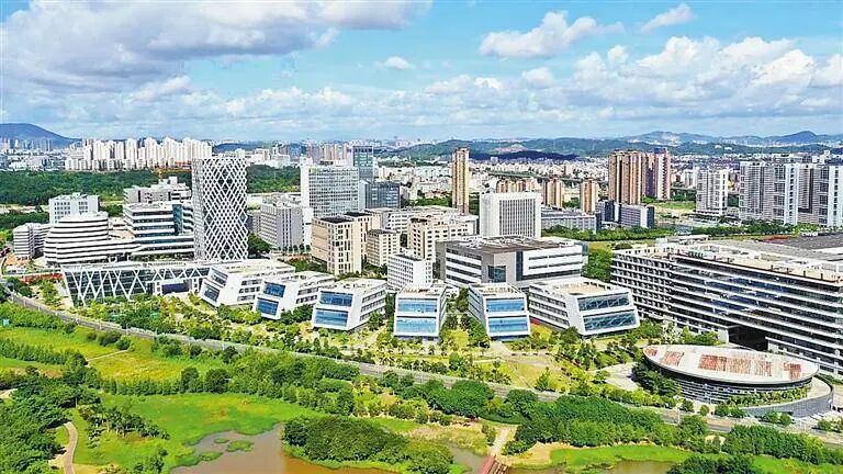 ▲位于坪山的深圳国家生物产业基地