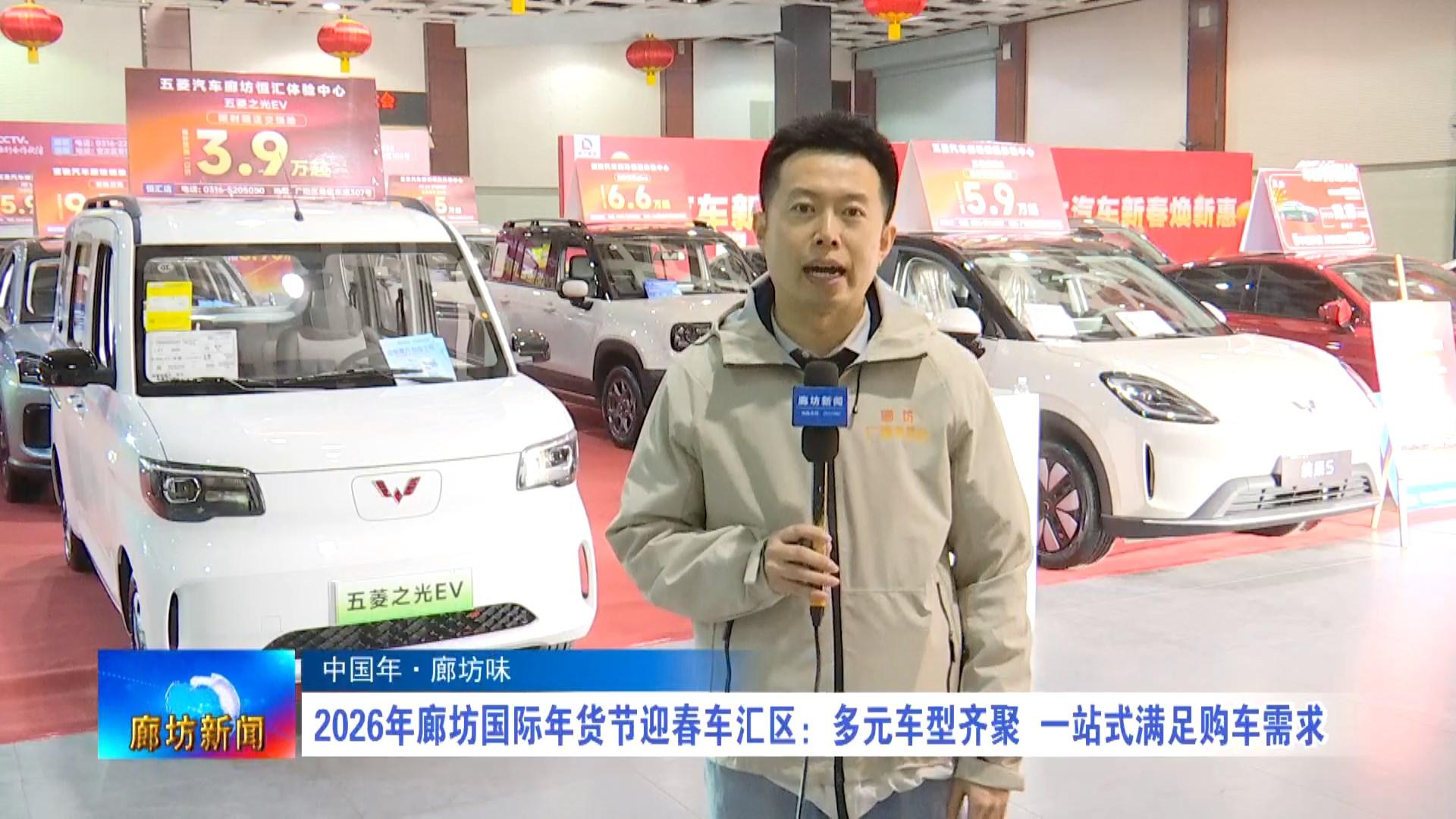 廊坊广电·关注丨【中国年·廊坊味】2026年廊坊国际年货节迎春车汇区：多元车型齐聚  一站式满足购车需求