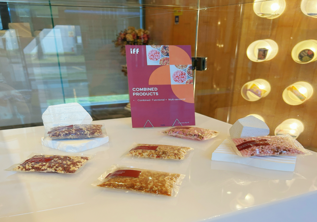 △图为世界500强IFF（国际香精香料公司）子公司——创科食品科技（肇庆）有限公司产品