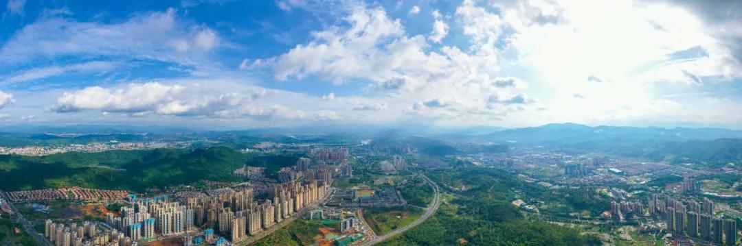韶关高新区全景图。