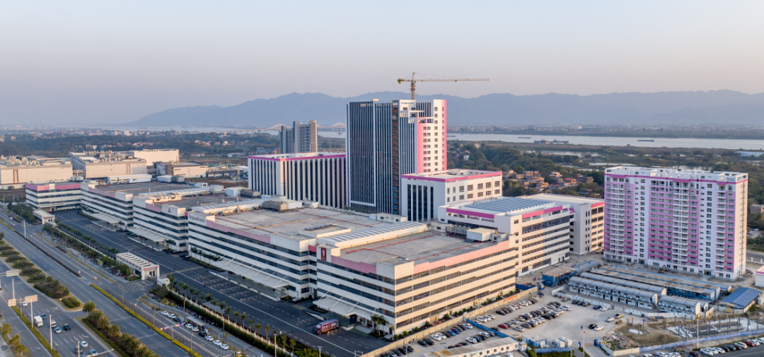 △肇庆新区的维珍妮现代化生产基地。