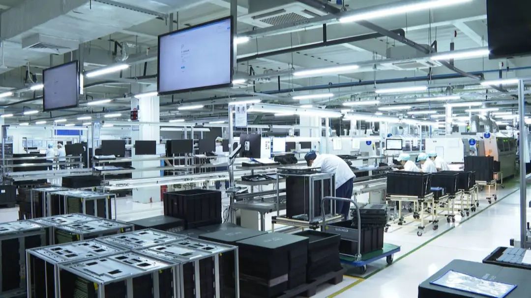 △富仕电子车间。图源 四会发布