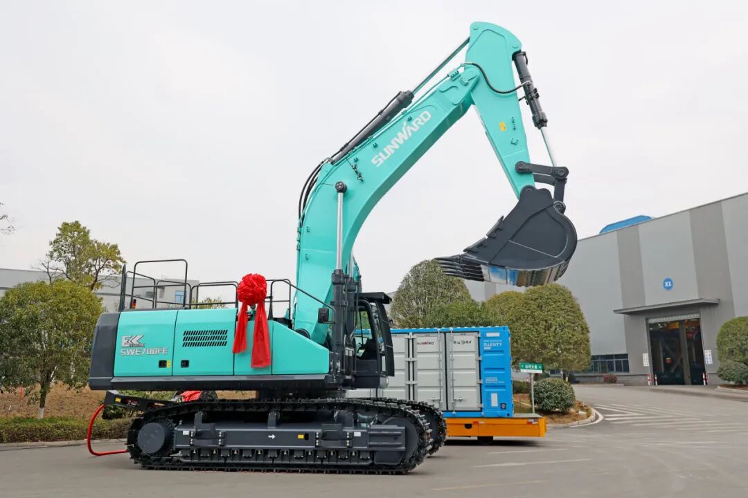 △山河智能SWE700FE电动挖掘机