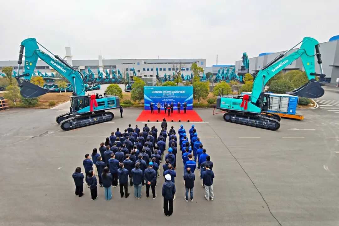 △交付仪式现场