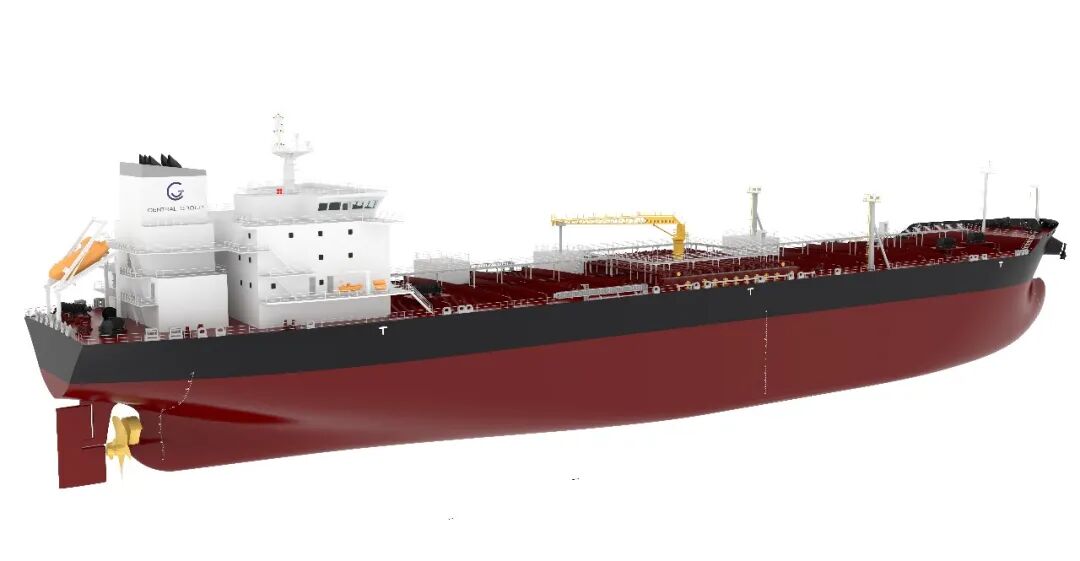 5万吨级MR成品油轮设计效果图  图源：广船国际