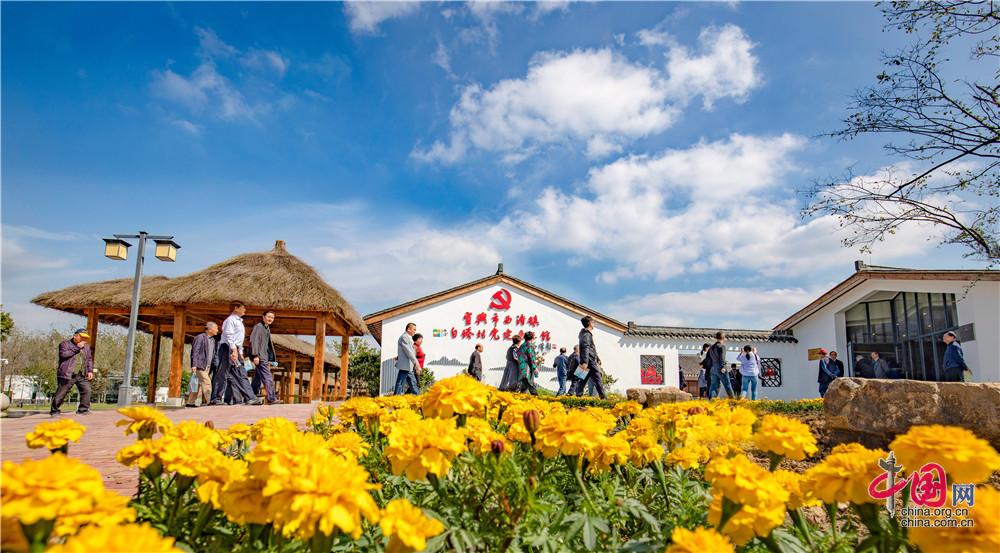 白塔村黨建展示館。萬正初 攝