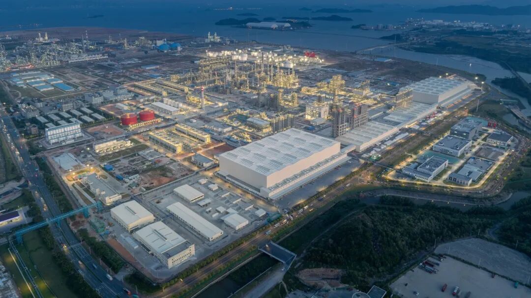 埃克森美孚惠州乙烯项目一角。