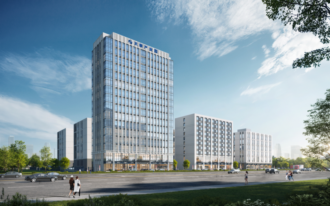 园区建设中，此处为效果图