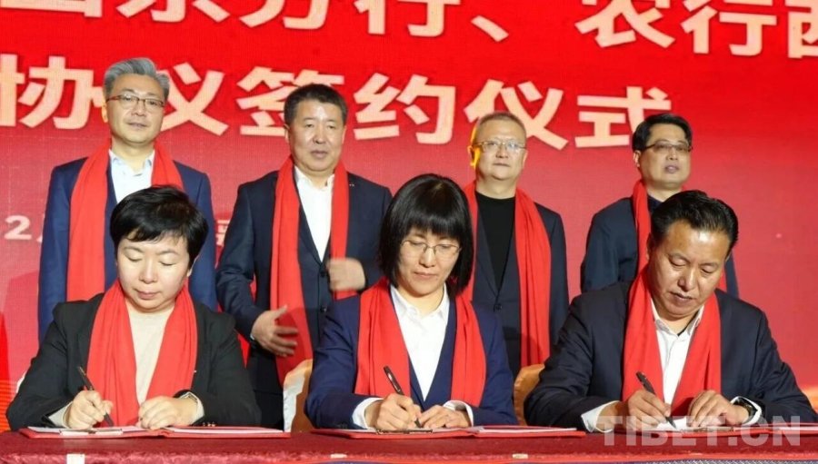 图为签约仪式现场