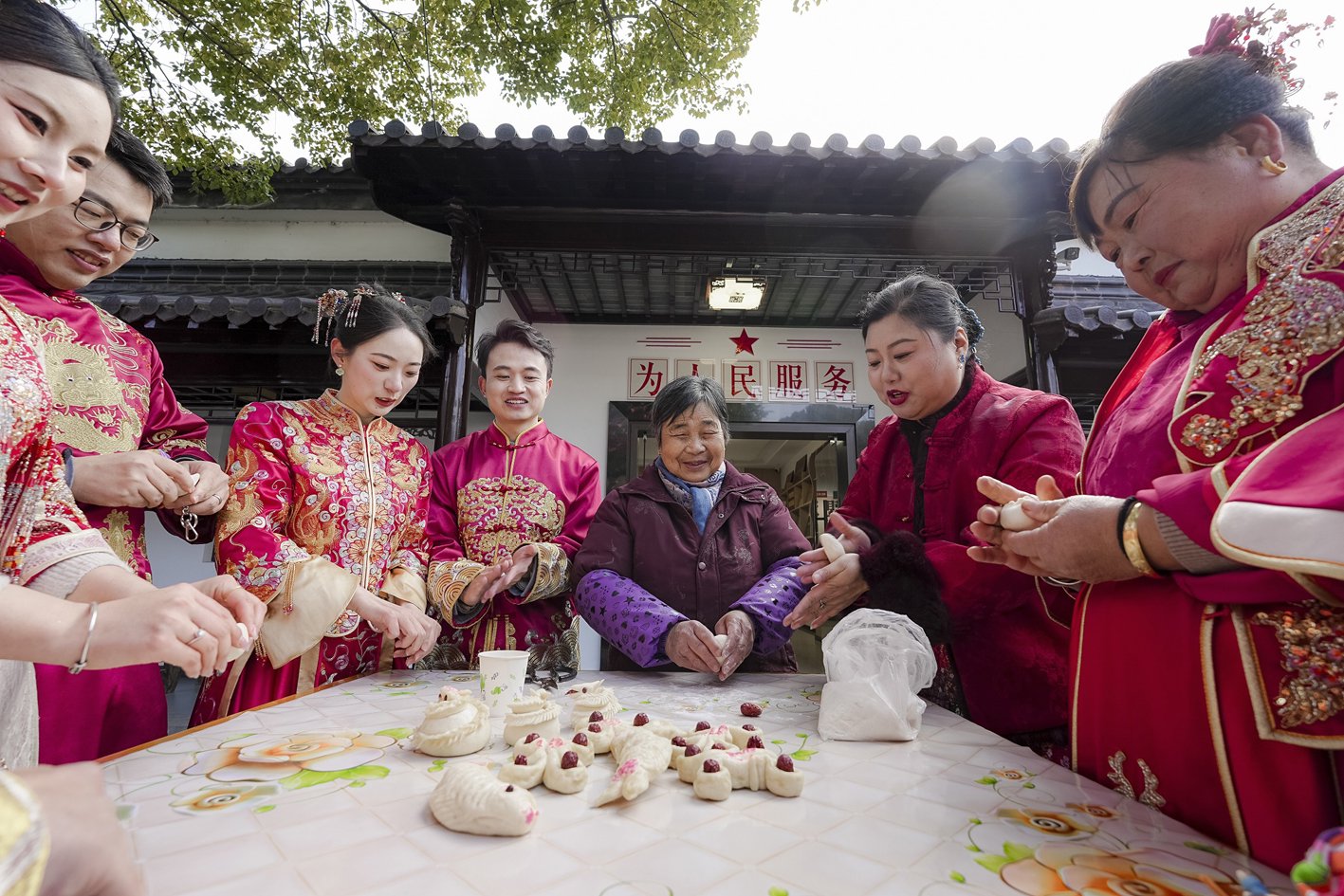 活动现场。 程曦 摄