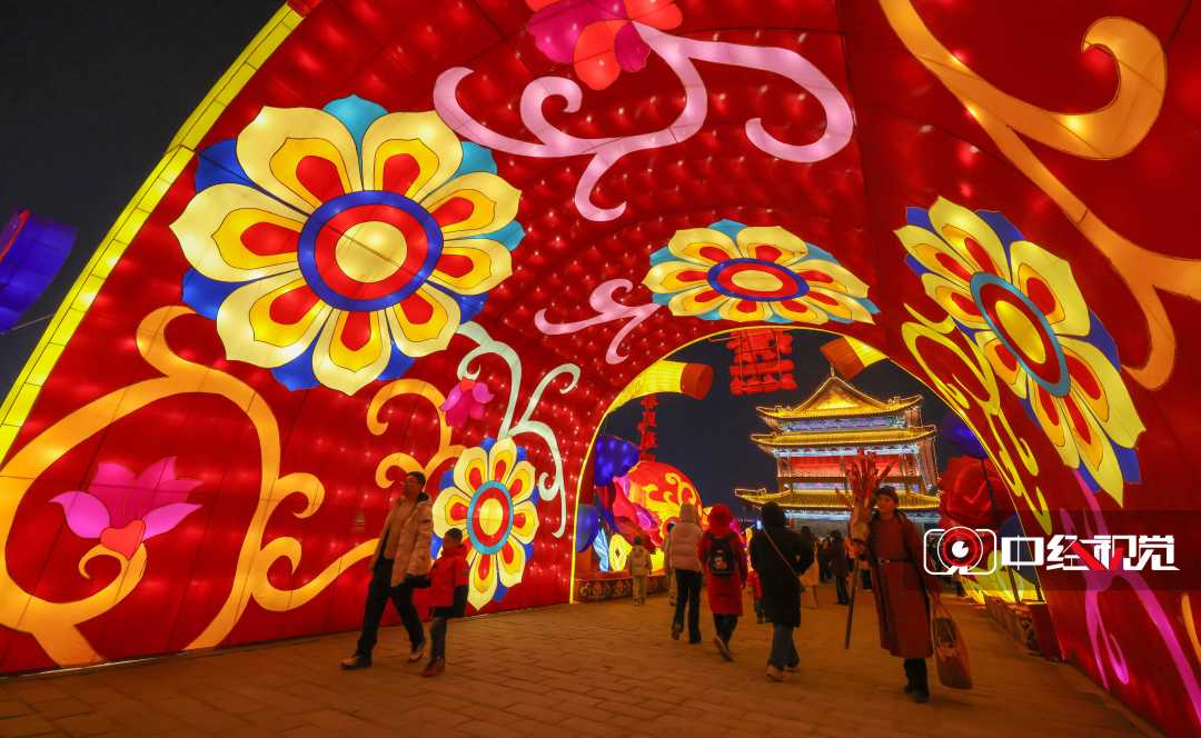璀璨灯会耀古城