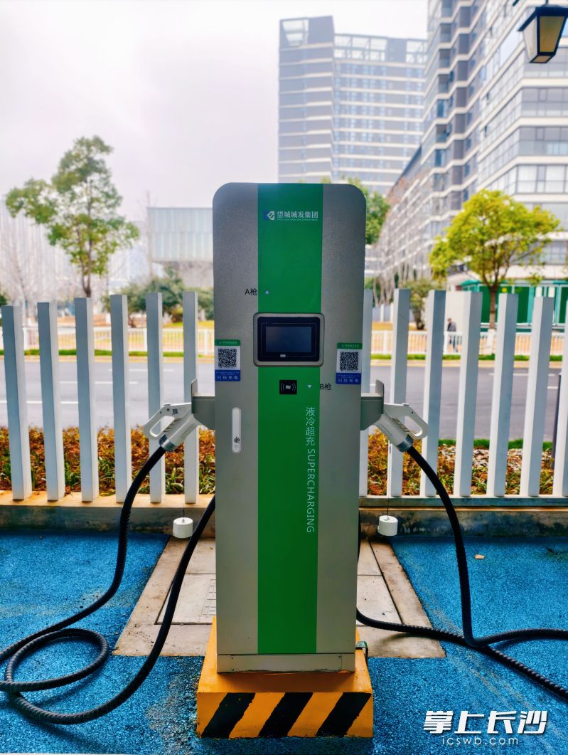 潇湘北路月亮岛节点充电站拟春节前建成投运