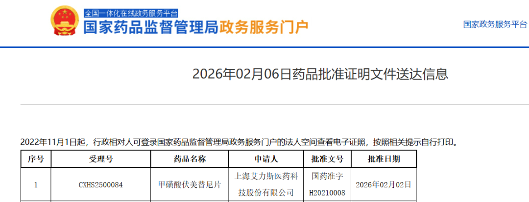 截图来源：NMPA 官网