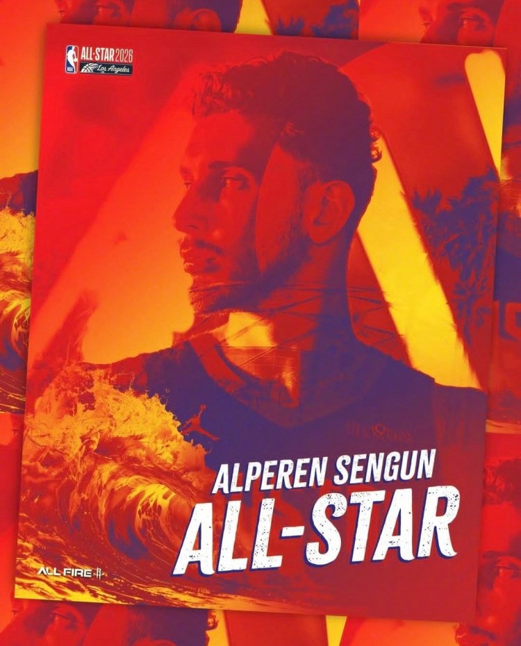 火箭官博发布海报祝贺申京：恭喜申老师入选全明星