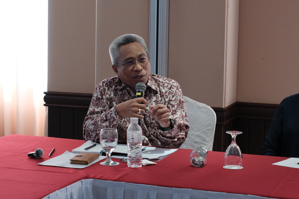 图16｜沙巴公园信托局总监Datuk Dr. Maklarin B. Lakim阐释KePKAS多层级协调机制