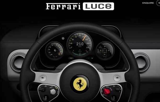 法拉利首款电动超跑定名“Luce” 苹果前设计掌门参与设计