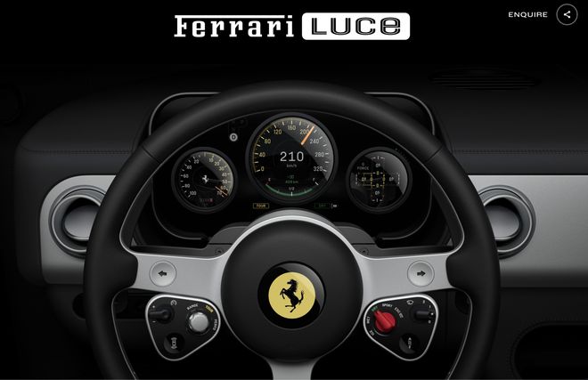 “iPhone之父”操刀，法拉利首款电动跑车Luce有啥亮点？