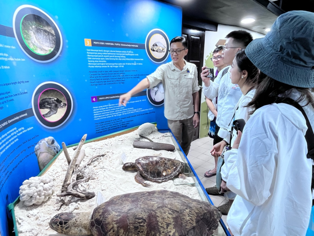 图21｜支队参访海洋生态教育中心