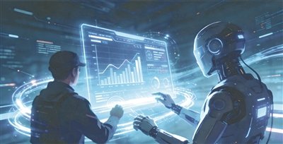 AI 技术正在重塑生产流程（图为AI生成）