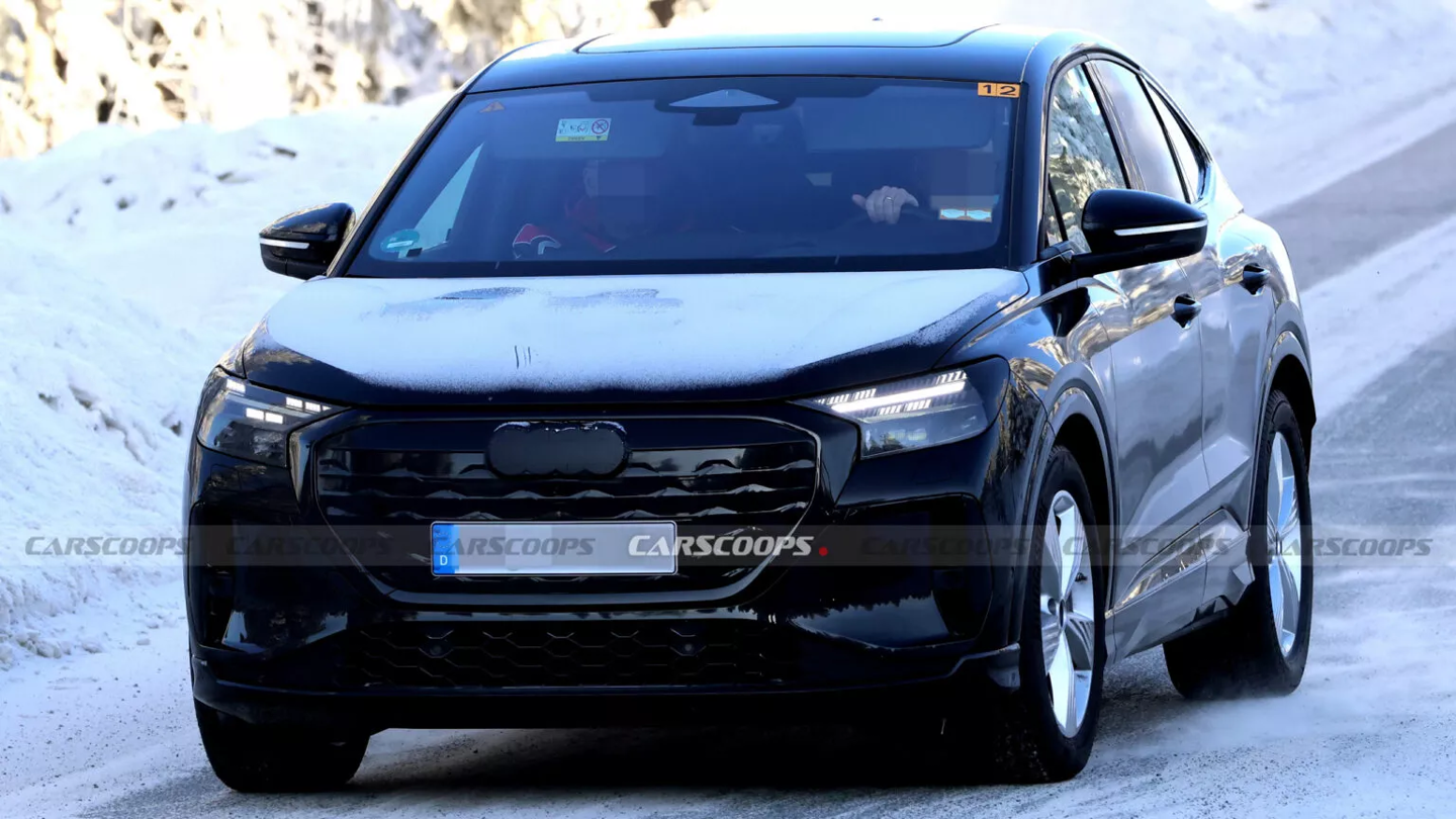 几乎无伪装：奥迪改款 Q4 Sportback e-tron 路测图曝光