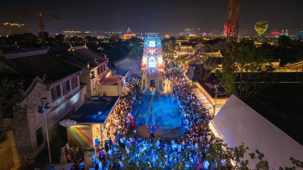 　　大同古城东南邑历史文化街区。（受访者供图）