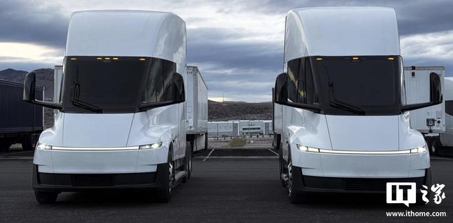 特斯拉Semi电动卡车售价曝光：标准续航版25万美元