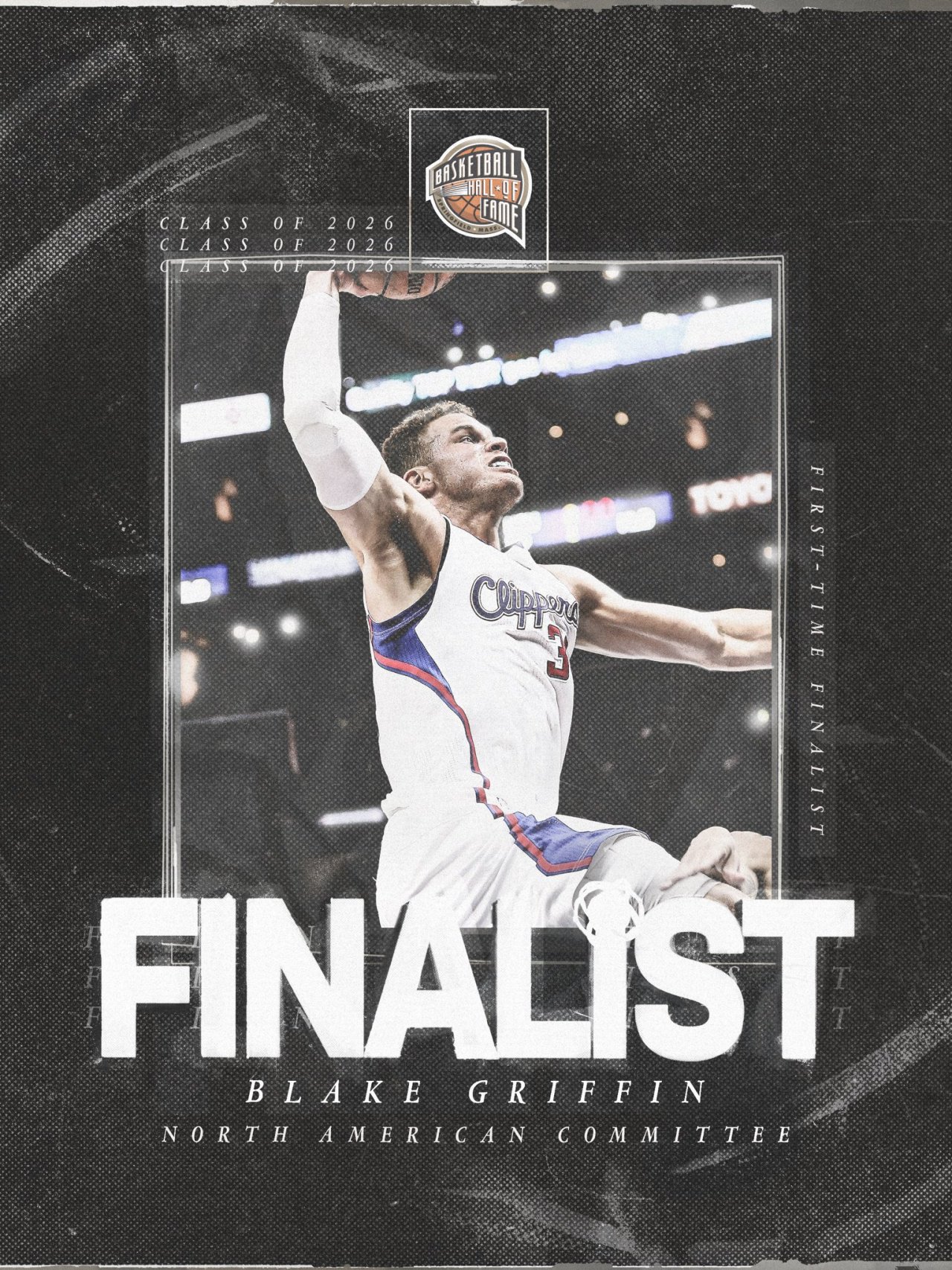 2026奈史密斯名人堂最终名单：格里芬 老里弗斯 多恩领衔！