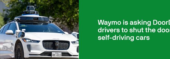 离谱！Waymo无人车遇关门难题，花重金请外卖员上门救急