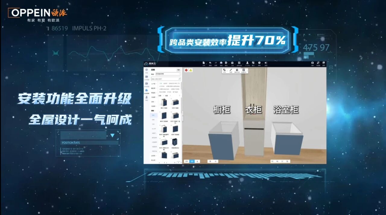 欧派智家云系统。图源：欧派家居微信公众号