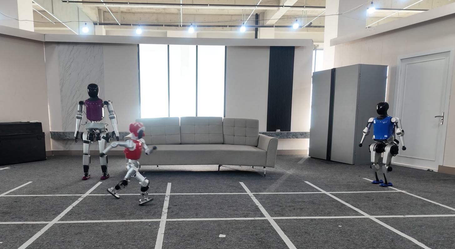 松延动力机器人演练春晚 图源：企业供图