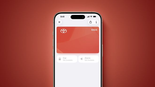 2026款丰田RAV4已支持苹果钱包数字车钥匙功能，但得交月费