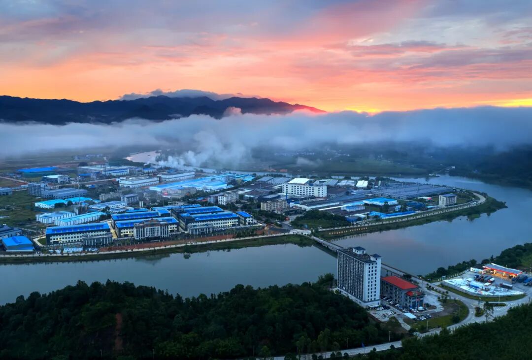 仁化产业园区俯瞰图。