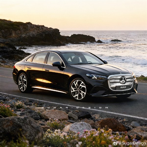 弃用EQ大鼠标！纯电奔驰C级渲染图出炉：回归豪华设计